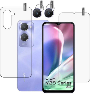 DOWRVIN Front and Back Screen Guard for VIVO Y28 5G FRONT AND BACK CAMERA LENS(Pack of 3)