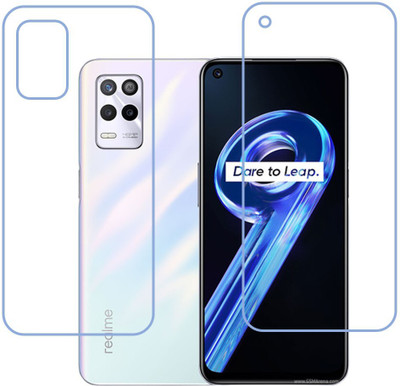 DVTECH Front and Back Screen Guard for 9H Crystal Clear Front And TPU BackRealme 9 5G(Pack of 1)