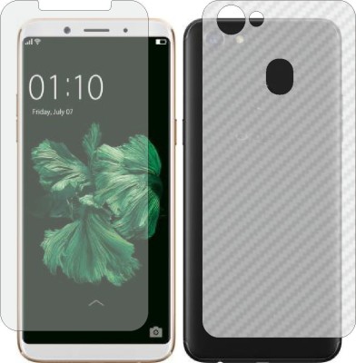 MOBART Front and Back Screen Guard for OPPO F5 (Front Matte Finish & Back 3d Carbon Fiber)(Pack of 2)