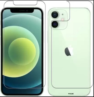 LIGHTWINGS Front and Back Screen Guard for Front and Back Screen Guard for Apple iPhone 12 (Pack of 2)(Pack of 2)