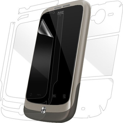 Asmart Front and Back Screen Guard for HTC Wildfire (Mobile)(Pack of 1)
