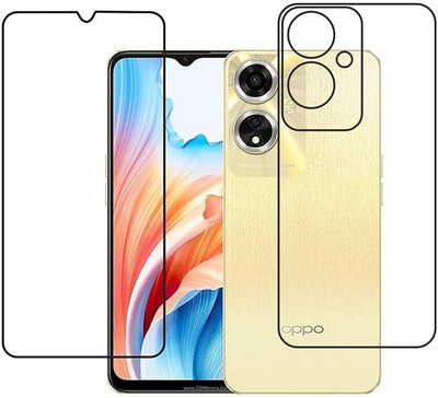DVTECH Front and Back Screen Guard for DVTECH Oppo A59 Protective Compatible Mobile Screen Protector For (Not a Tempered glass)(Pack of 1)