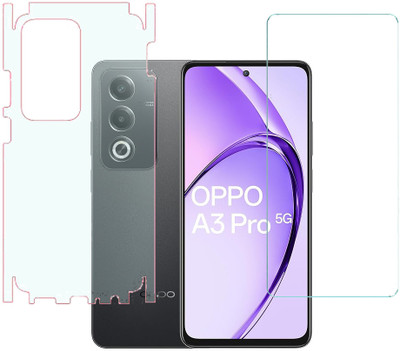 SPRITZEN Front and Back Screen Guard for Oppo A3 Pro 5G(Pack of 2)