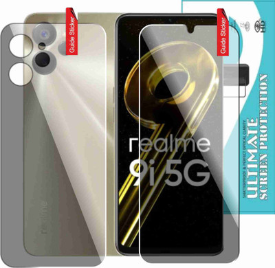FINCH Front and Back Screen Guard for REALME 9I 5G(Pack of 2)