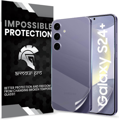 ArmourPro Front and Back Screen Guard for Samsung Galaxy S24 Plus 5G, Samsung S24 Plus 5G, Unbreakable Membrane with Easy Installation(Pack of 2)