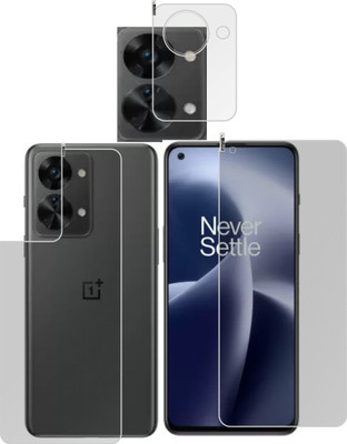 chakoor Front and Back Screen Guard for Oneplus Nord 2T 5g(Pack of 3)