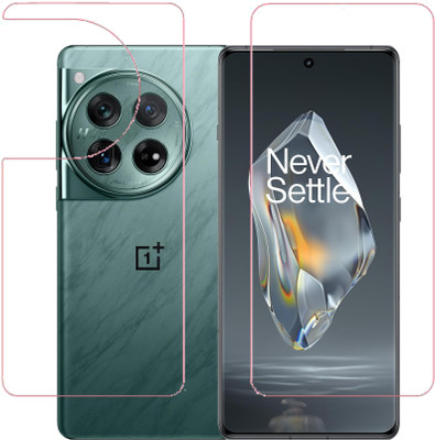 ECMERED Front and Back Screen Guard for Oneplus 12, 1+12 5G(Pack of 1)