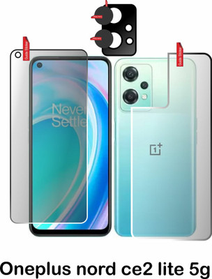 chakoor Front and Back Screen Guard for ONEPLUS NORD CE 2 LITE 5G(Pack of 3)