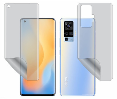 TELTREK Front and Back Screen Guard for VIVO X50 PRO V2006 (Edge to Edge Full Screen Protector)(Pack of 1)