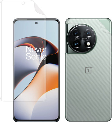 Vatsin Front and Back Screen Guard for OnePlus 11R 5G, OnePlus 11R 5G [Back Carbon Fiber](Pack of 2)