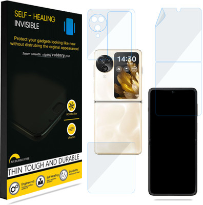 KUBERAN Front and Back Screen Guard for Oppo Find N3 Flip, Invisible Screen Protector / Body Protector, Scratch Guard(Pack of 1)