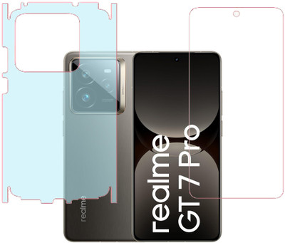 SPRITZEN Front and Back Screen Guard for Realme GT 7 Pro 5G, Front Clear Back Matte(Pack of 2)
