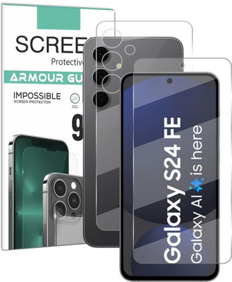 FINCH Front and Back Screen Guard for Samsung Galaxy S24 FE 5G, S24 Fe 5G, S24 Fe 5G, S24 Fe Galaxy, Galaxy S24 fe 5G(Pack of 2)