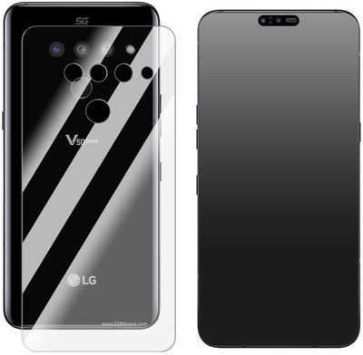 Enlinea Front and Back Screen Guard for LG V50 ThinQ 5G Front+Back (Matte)(Pack of 2)
