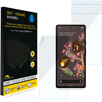 KUBERAN Front and Back Screen Guard for Google Pixel 6, Screen Protector / Body Protector, Scratch Guard(Pack of 1)