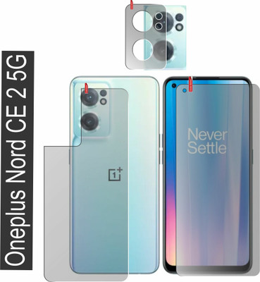 chakoor Front and Back Screen Guard for Oneplus Nord Ce 2 5G(Pack of 3)