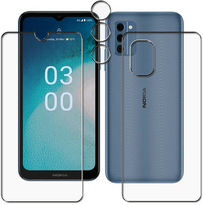 tombik Front and Back Screen Guard for av51-Nokia C300 -fb-lens(Pack of 3)