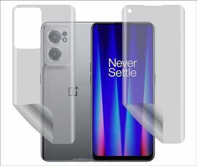 TELTREK Front and Back Screen Guard for ONEPLUS NORD CE2 5G IV2201 (Edge to Edge Full Screen Protector)(Pack of 1)