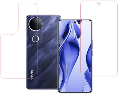 KARTRAY Front and Back Screen Guard for Vivo V50e 5G, Front Clear Back Clear(Pack of 2)