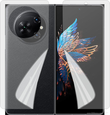 Fasheen Front and Back Screen Guard for TECNO PHANTOM V FOLD 5G (Edge To Edge TPU Full Coverage)(Pack of 1)