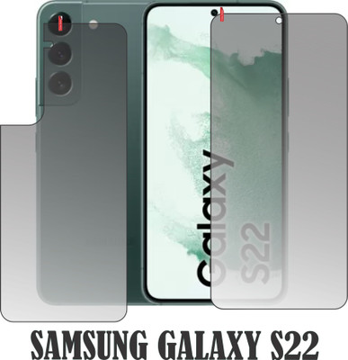 chakoor Front and Back Screen Guard for SAMSUNG GALAXY S22(Pack of 2)