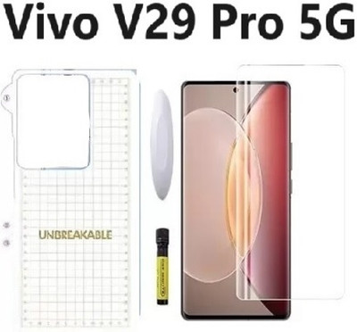 welldesign Front and Back Screen Guard for Vivo V29 Pro 5G(Pack of 1)