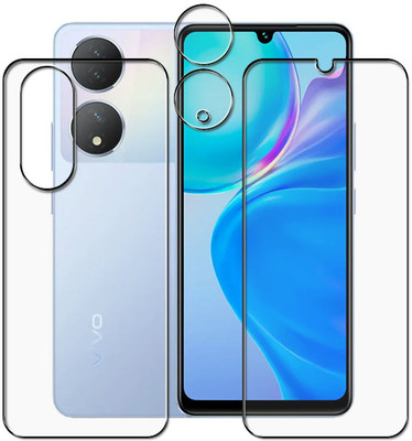 tombik Front and Back Screen Guard for JJ210-Vivo Y100A 5G -FB -LENS(Pack of 3)