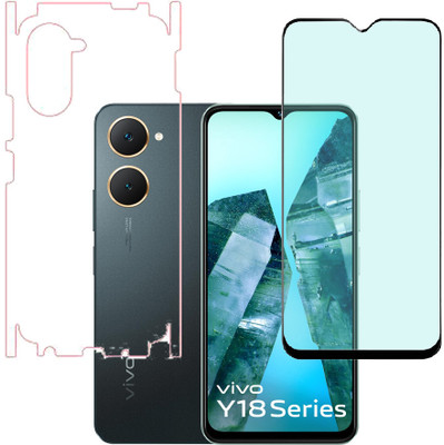 SPRITZEN Front and Back Screen Guard for Vivo Y18(Pack of 2)