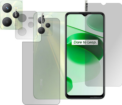 chakoor Front and Back Screen Guard for REALME C35(Pack of 3)