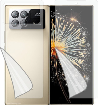 MOBART Front and Back Tempered Glass for XIAOMI MIX FOLD 3 (Edge To Edge TPU Full Coverage)(Pack of 1)