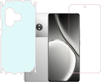 KARTRAY Front and Back Screen Guard for Realme GT 6T 5G, Front Clear Back Matte(Pack of 2)
