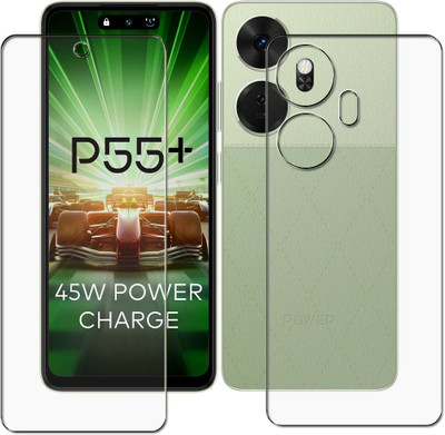 tombik Front and Back Screen Guard for 35F-itel P55 Plus-FB(Pack of 2)