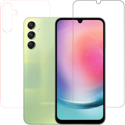 KARTRAY Front and Back Screen Guard for SAMSUNG Galaxy A24(Pack of 2)