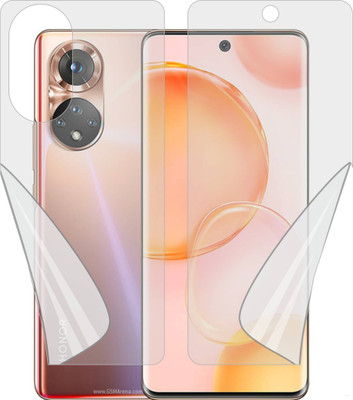 MOBART Front and Back Tempered Glass for HUAWEI HONOR 50 (Edge To Edge TPU Full Coverage)(Pack of 1)