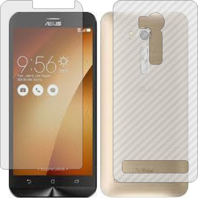 ZINGTEL Front and Back Screen Guard for ASUS ZENFONE GO 5 (Front Matte Finish & Back 3d Carbon Fiber)(Pack of 2)