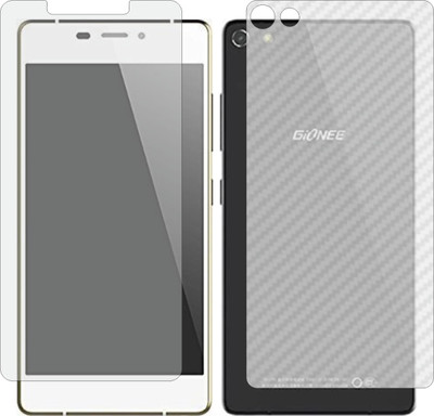 Mobling Front and Back Screen Guard for GIONEE ELIFE S7 (Front 9H Hardness Matte & Carbon Fiber Skin for Back)(Pack of 2)
