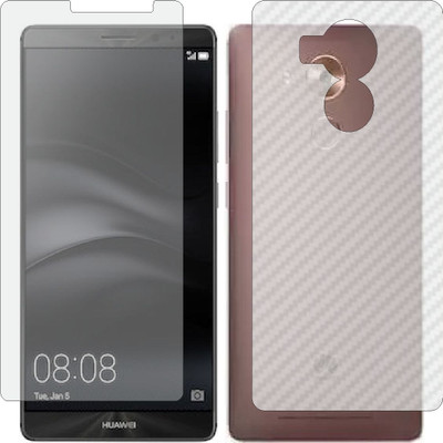 Mobling Front and Back Screen Guard for HUAWEI HONOR MATE 8 (Front 9H Hardness Matte & Carbon Fiber Skin for Back)(Pack of 2)