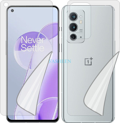 Fasheen Front and Back Screen Guard for ONEPLUS 9RT 5G MT2111 (Edge To Edge TPU Covers Curved Edges)(Pack of 2)