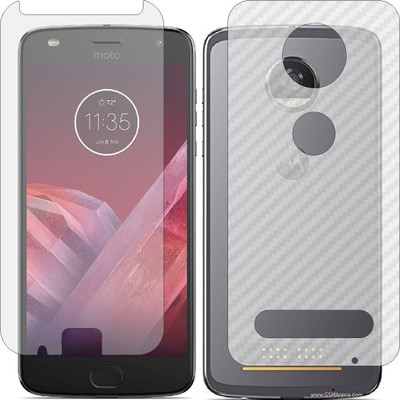 Mobling Front and Back Tempered Glass for MOTOROLA XT1710 MOTO Z2 PLAY(Pack of 2)