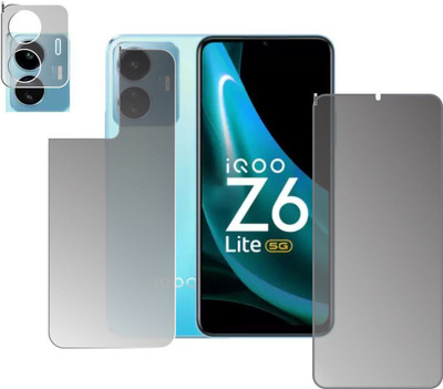 chakoor Front and Back Screen Guard for IQOO Z6 Lite 5G(Pack of 3)