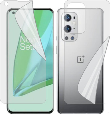 MOBART Front and Back Tempered Glass for ONEPLUS 9 PRO (Edge To Edge TPU Full Coverage)(Pack of 1)