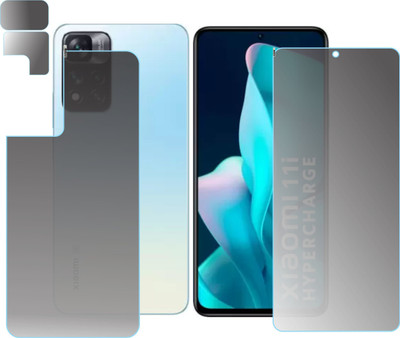 chakoor Front and Back Screen Guard for Xiaomi 11i HyperCharge 5G(Pack of 2)