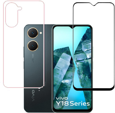 SPRITZEN Front and Back Screen Guard for Vivo Y18(Pack of 2)
