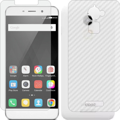 Mobling Front and Back Screen Guard for COOLPAD DAZEN NOTE 3 (Front 9H Hardness Matte & Carbon Fiber Skin for Back)(Pack of 2)