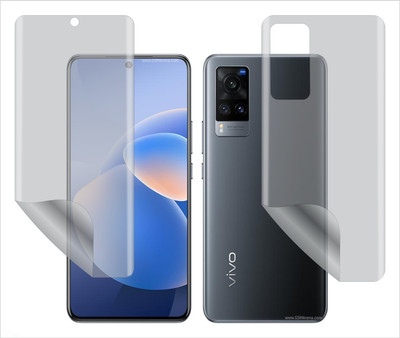 TELTREK Front and Back Screen Guard for VIVO X60 5G (Edge to Edge Full Screen Protector)(Pack of 1)