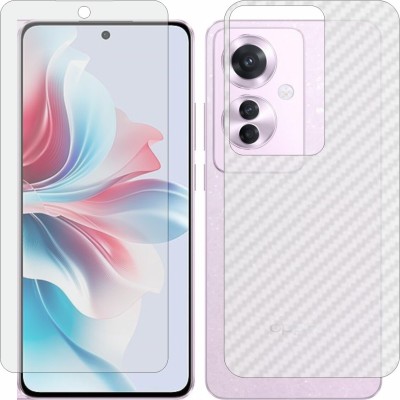 ZINGTEL Front and Back Screen Guard for Oppo Reno 11F(Pack of 2)