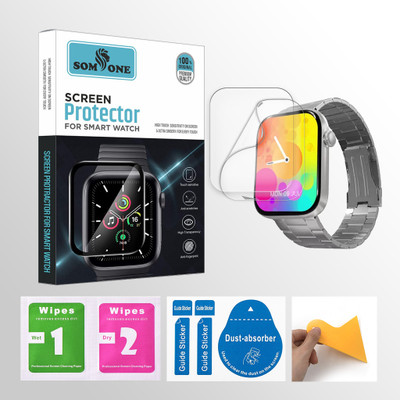 SOMTONE Front and Back Screen Guard for CrossBeats Ignite Stellr 2.01 inch Smartwatch 2 PROTECTOR + 2 WIPES + 2 DUST REMOVAL STICKER + 1 WIPER(Pack of 2) SOMTONE Front and Back Screen Guard for CrossBeats Ignite Stellr 2.01 inch Smartwatch 2 PROTECTOR + 2 WIPES + 2 DUST REMOVAL STICKER + 1 WIPER(Pack of 2)