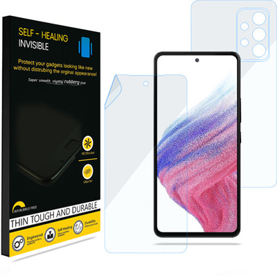 KUBERAN Front and Back Screen Guard for Samsung Galaxy A53, Screen Protector / Body Protector, Scratch Guard(Pack of 1)