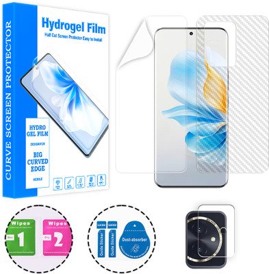 ARBAN Front and Back Screen Guard for Honor 100 (1 HYDROGEL SCREEN PROTECTOR WITH 1 CARBON FIBER SKIN AND 1 CAMERA LENS PROTECTOR)(Pack of 1)