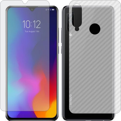 Mobling Front and Back Tempered Glass for LENOVO K10 PLUS(Pack of 2)